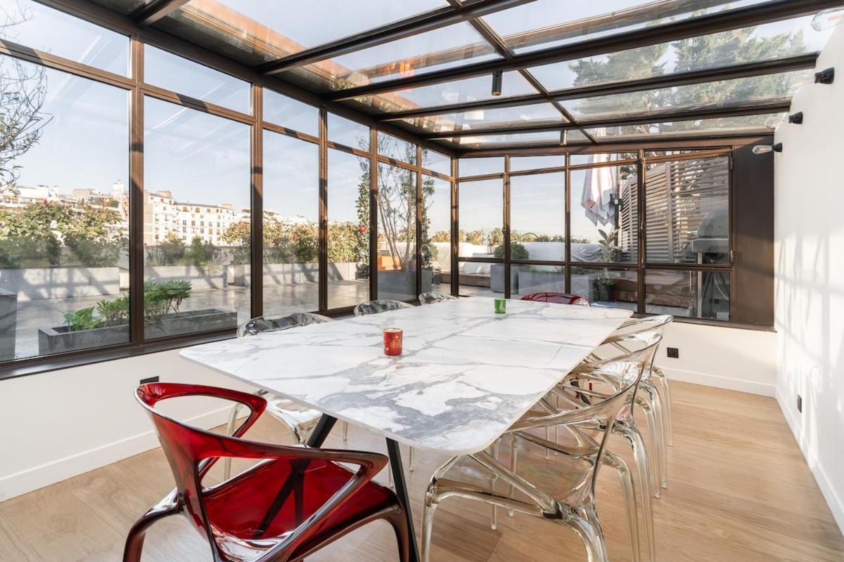 Splendide Rooftop Jacuzzi Tour Eiffel Ac Apartment Paris