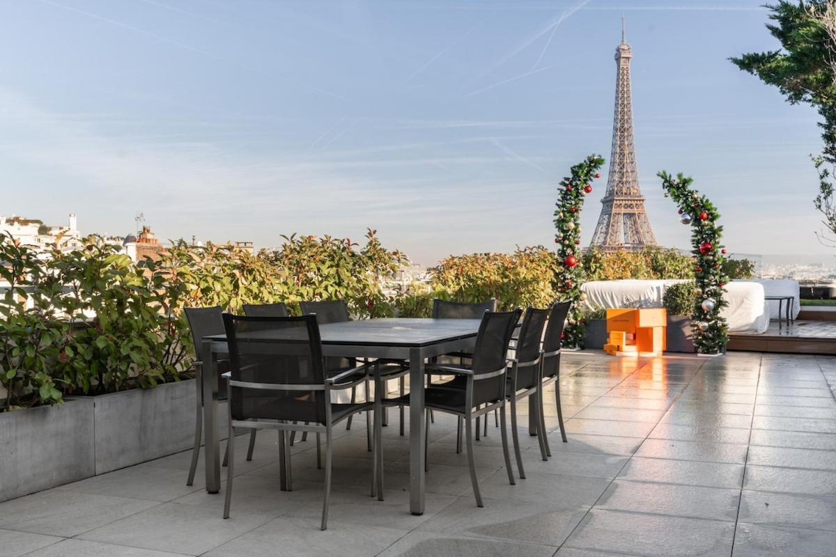 Apartment Splendide Rooftop Jacuzzi Tour Eiffel Ac Paris