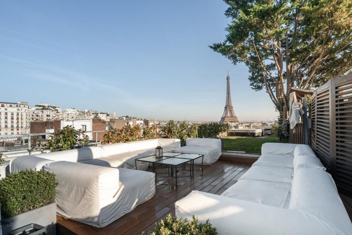 Splendide Rooftop Jacuzzi Tour Eiffel Ac