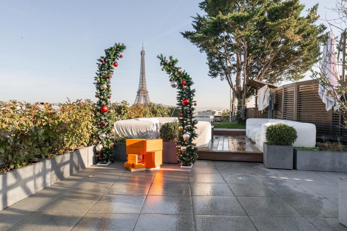 Apartment Splendide Rooftop Jacuzzi Tour Eiffel Ac